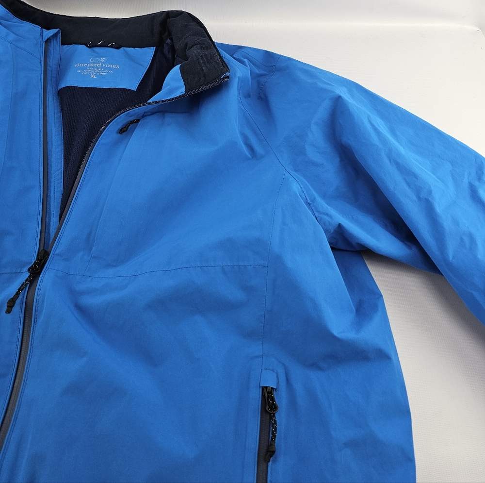 Vineyard Vines Men's Regatta Windbreaker Jacket in Spinnaker Blue Size XL - Picture 6 of 14